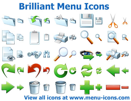 Software Menu Icons