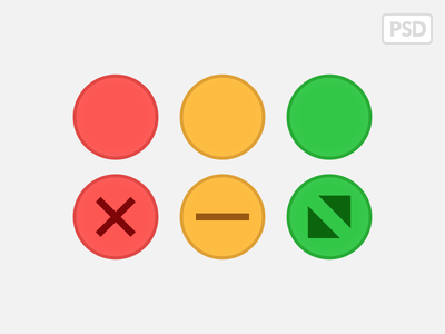 Traffic Light Icon PSD