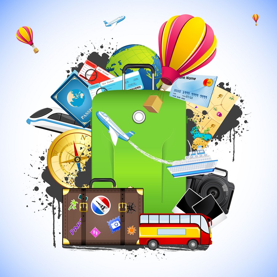 Travel Vector Graphics Design