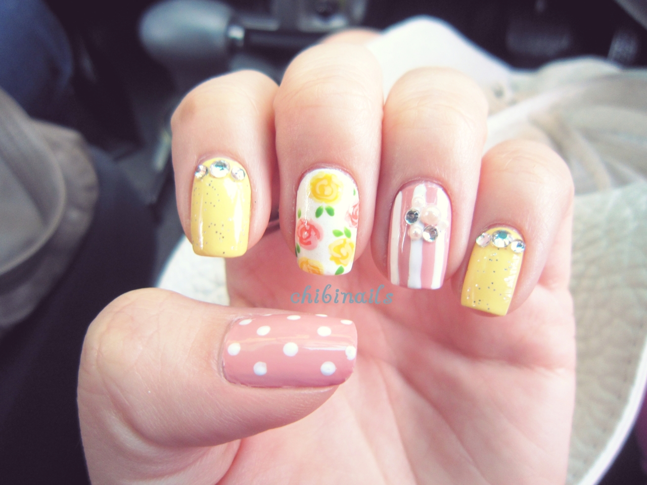 Tumblr Girly Nail Art