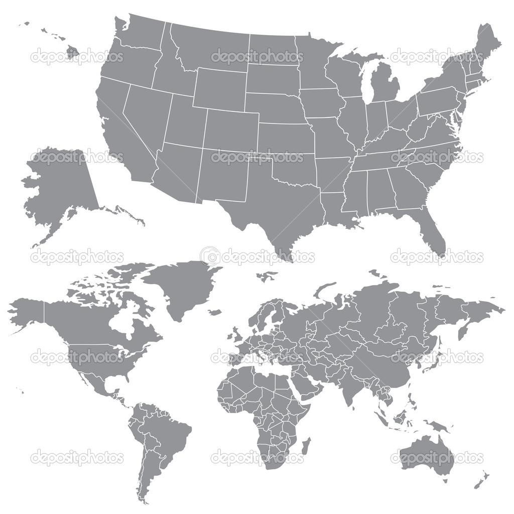 USA Map Vector Free