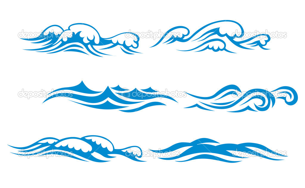 Vector Ocean Wave Clip Art