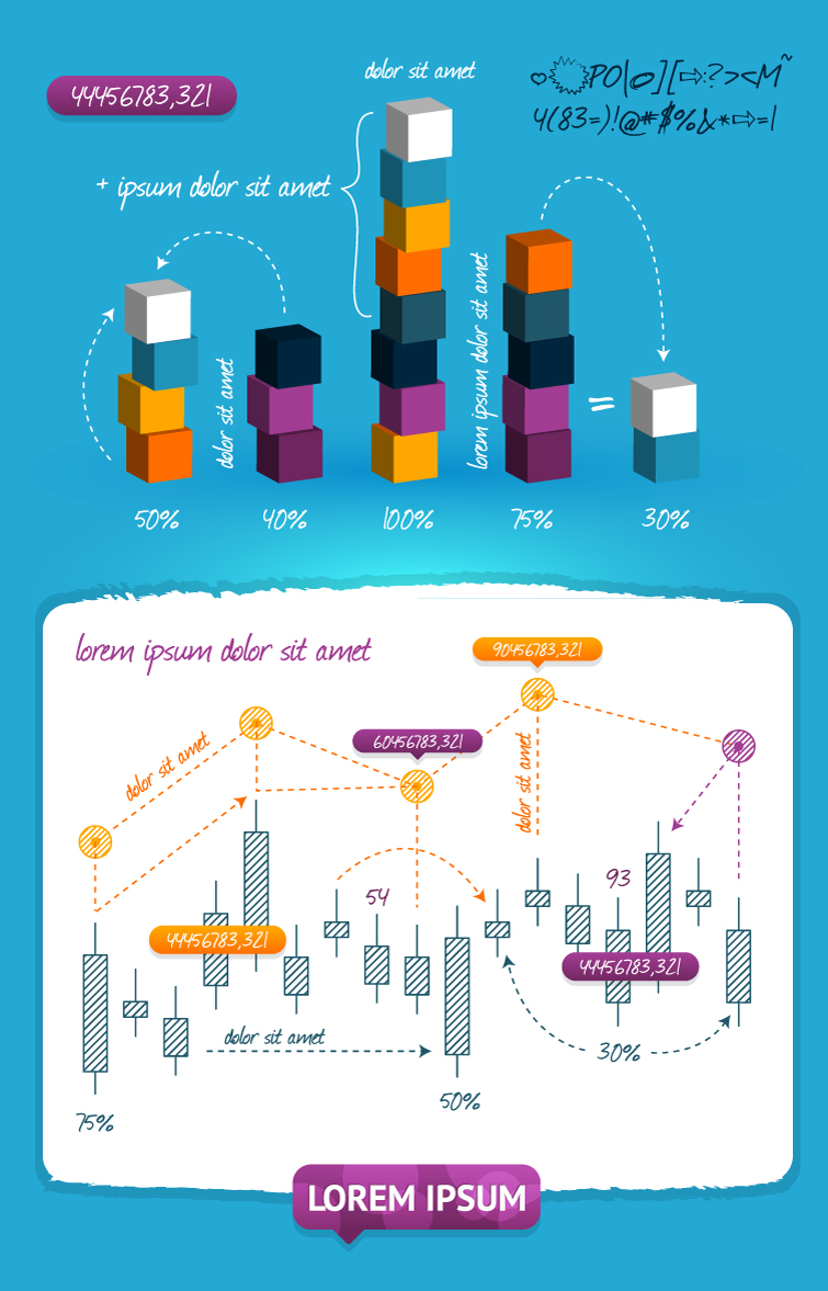 Vectors for Download Free Resume Infographic