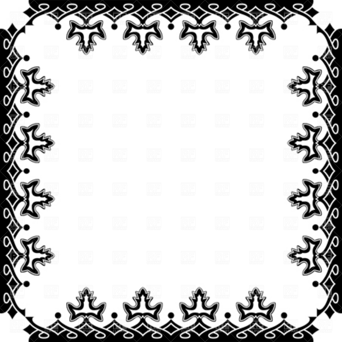 Victorian Borders and Frames Clip Art