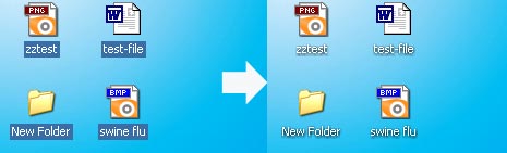 Windows XP Transparent Desktop Icons
