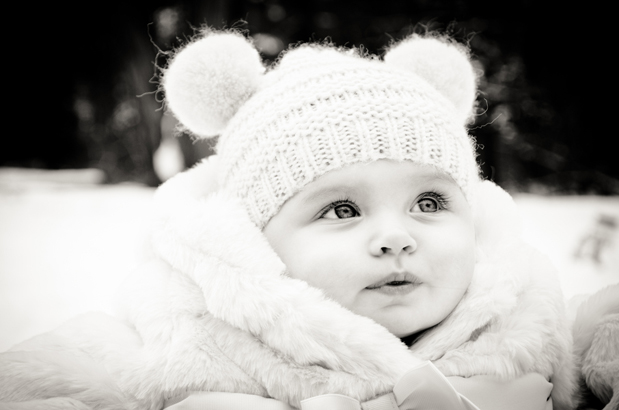 Winter Baby Photography