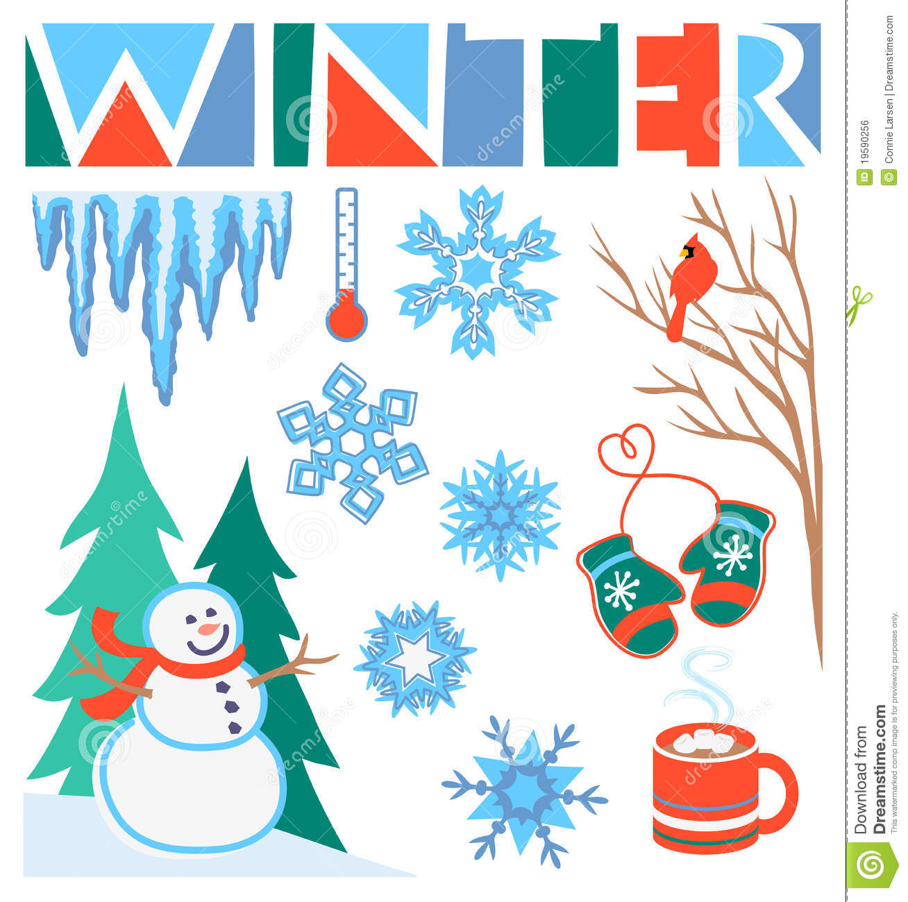 Winter Birthday Clip Art