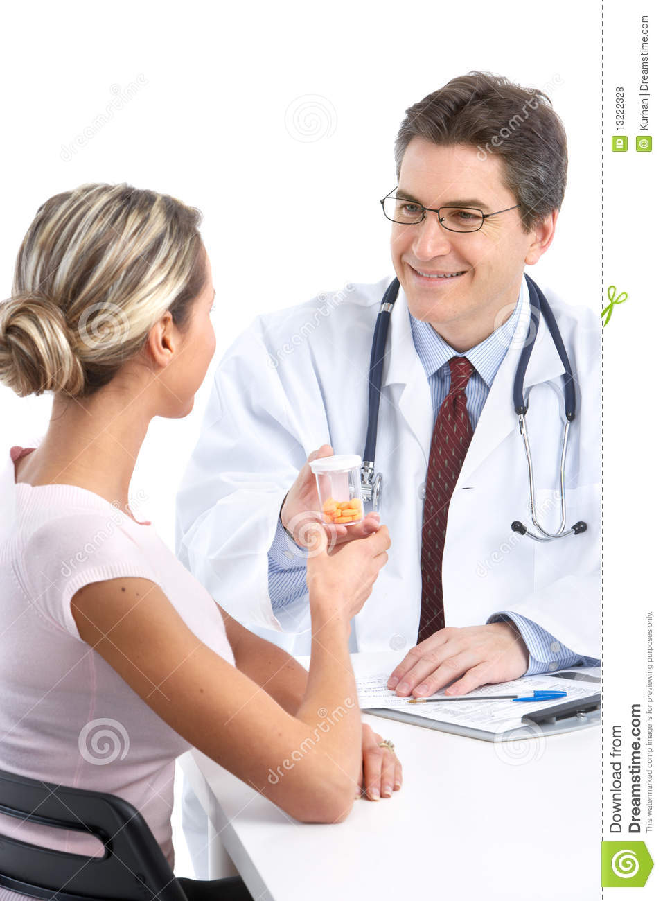 Woman Doctor and Patient Woman Doctor and Patient