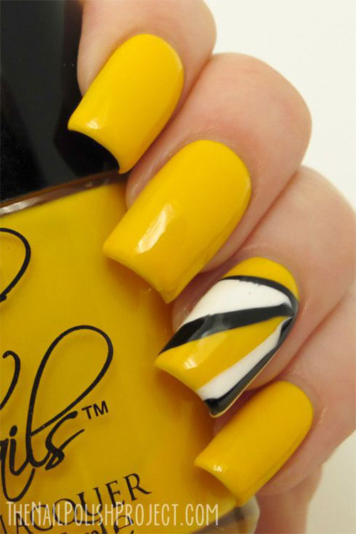 Yellow Nail Designs