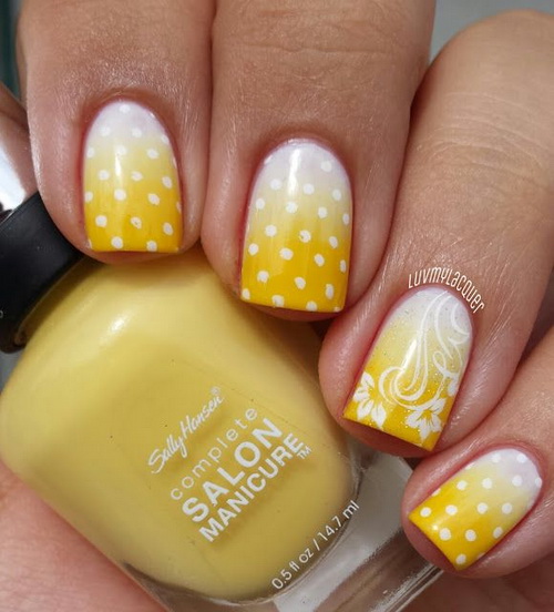 Yellow Nail Designs