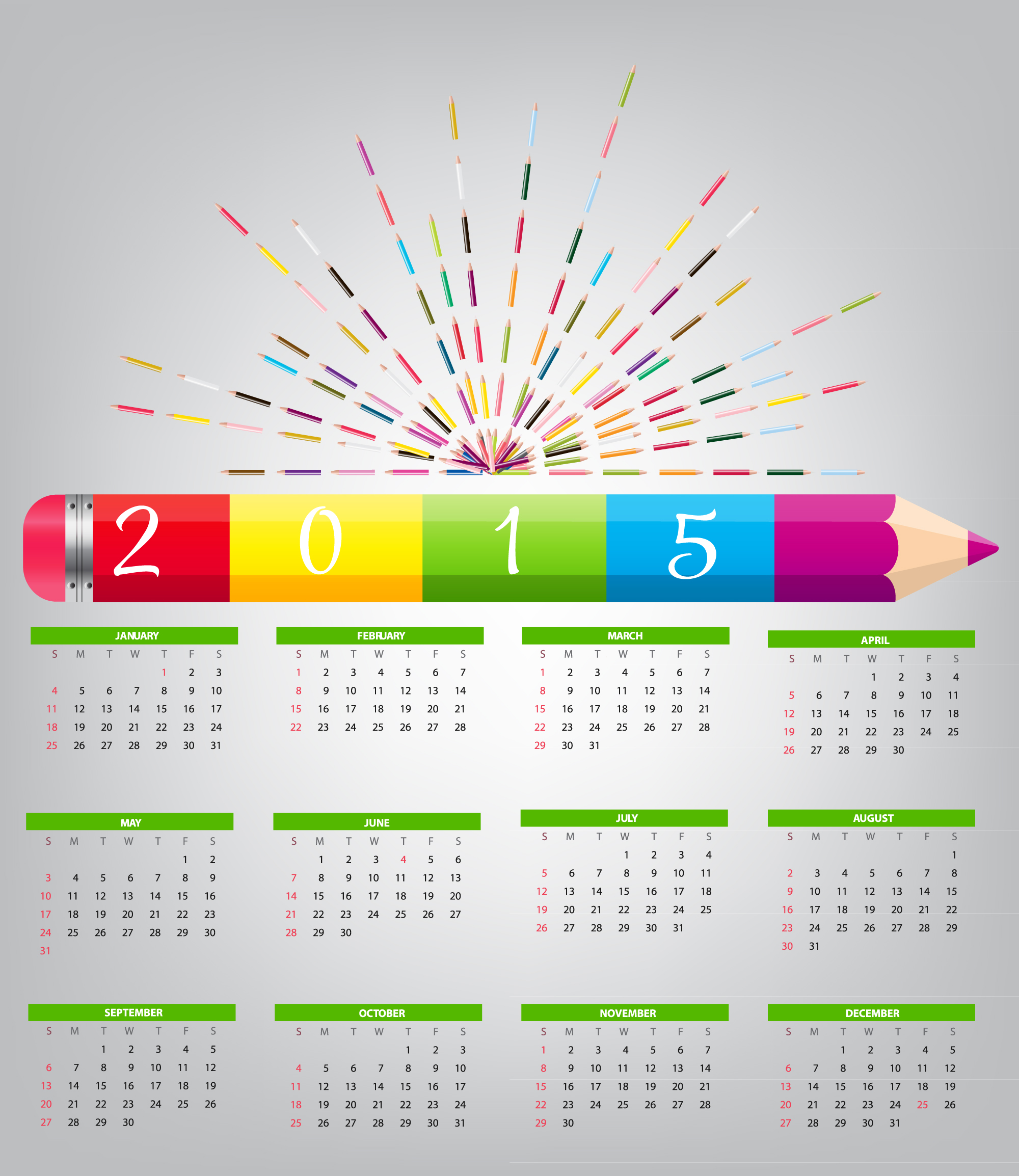 2015 Wall Calendar 2015 Wall Calendar
