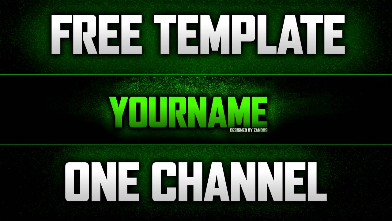 2048X1152 YouTube Channel Art Banner Template