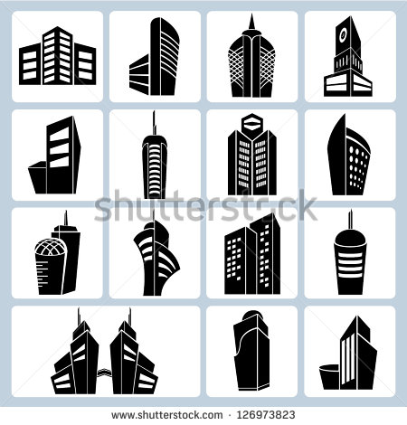 3D Building Icon