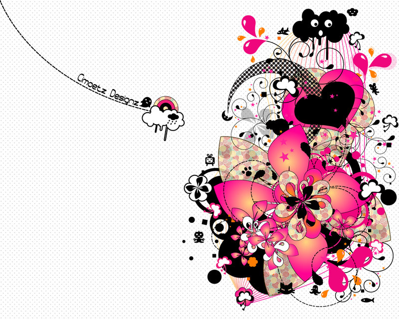 Abstract Flower Design