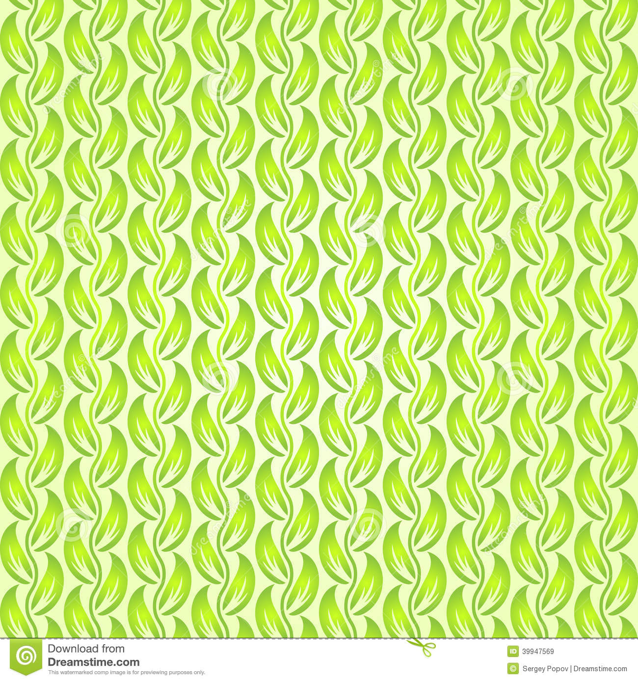 Abstract Leaf Pattern Vector