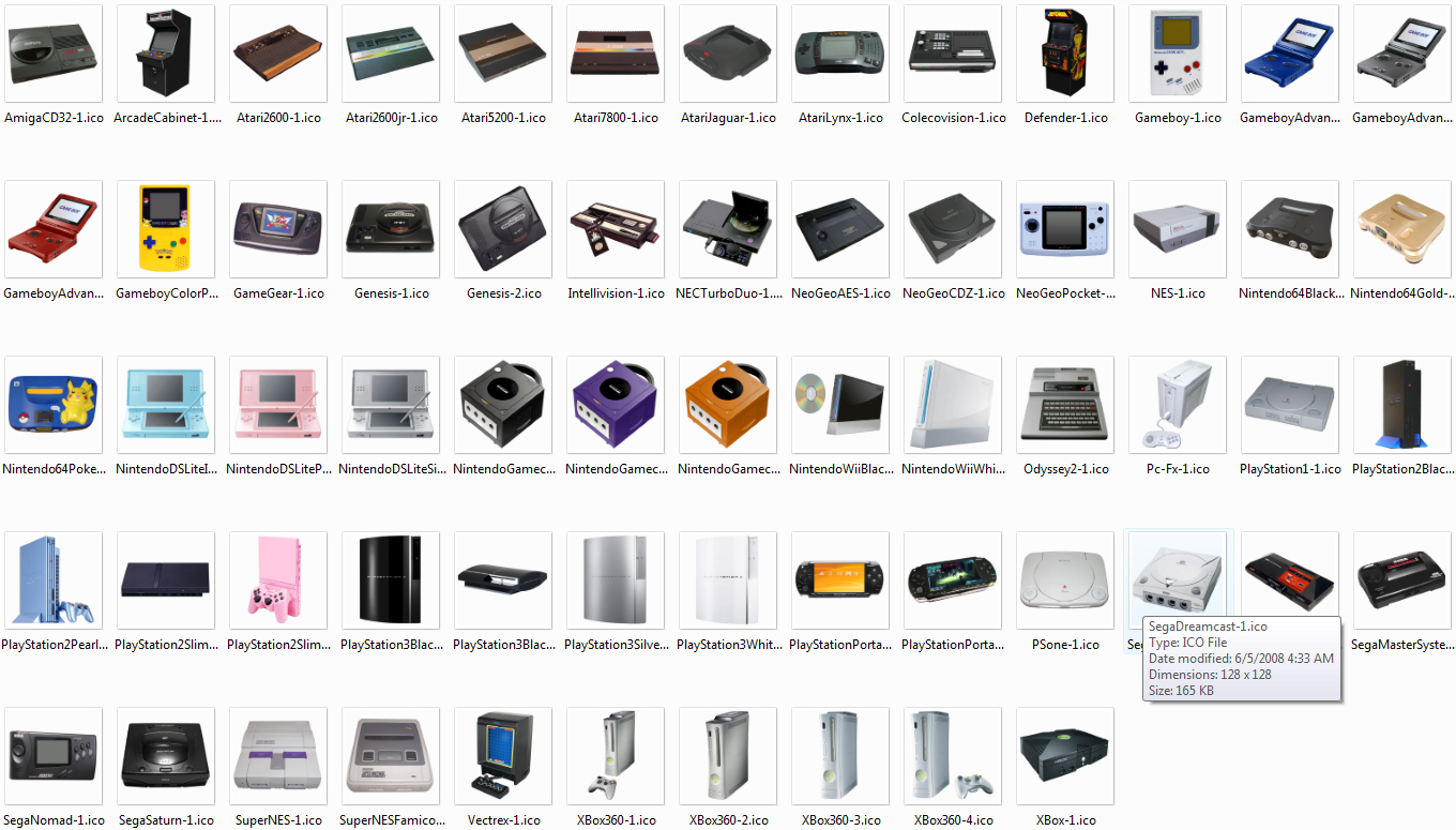 all game consoles