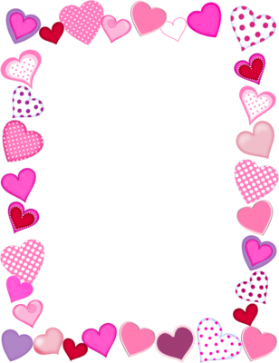 And Border Frame Heart Valentine And Border Frame Heart Valentine