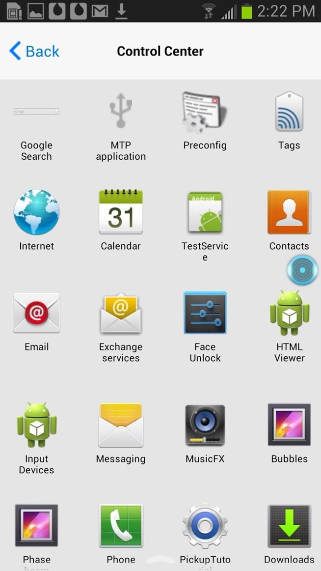 App Icons Samsung Galaxy S5