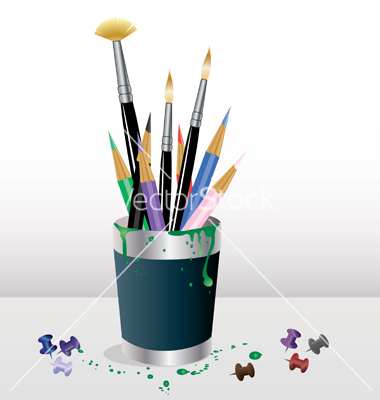 Art Supplies Vector Free Download