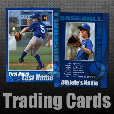 12 Baseball Trading Card Template PSD Images