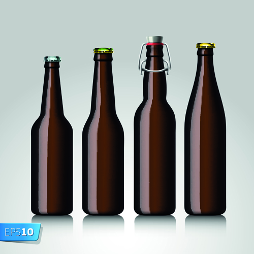 19 Photos of Beer Bottle Vector PSD