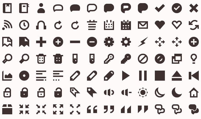 Black and White Icon Sets Black and White Icon Sets