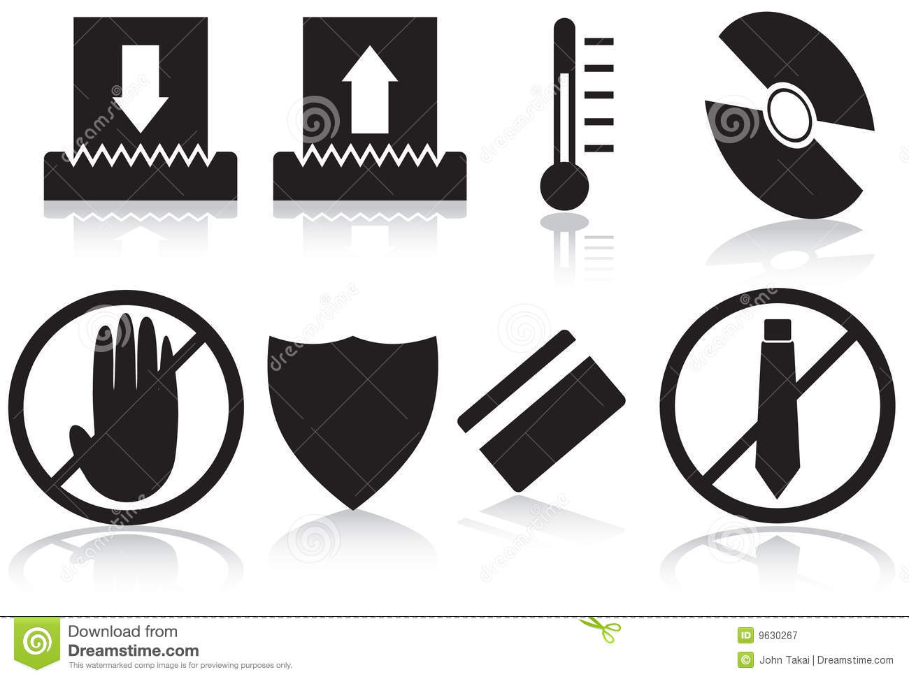 Black and White Paper Icons