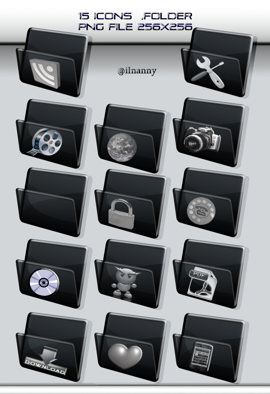 9 Folder Icon Set Images