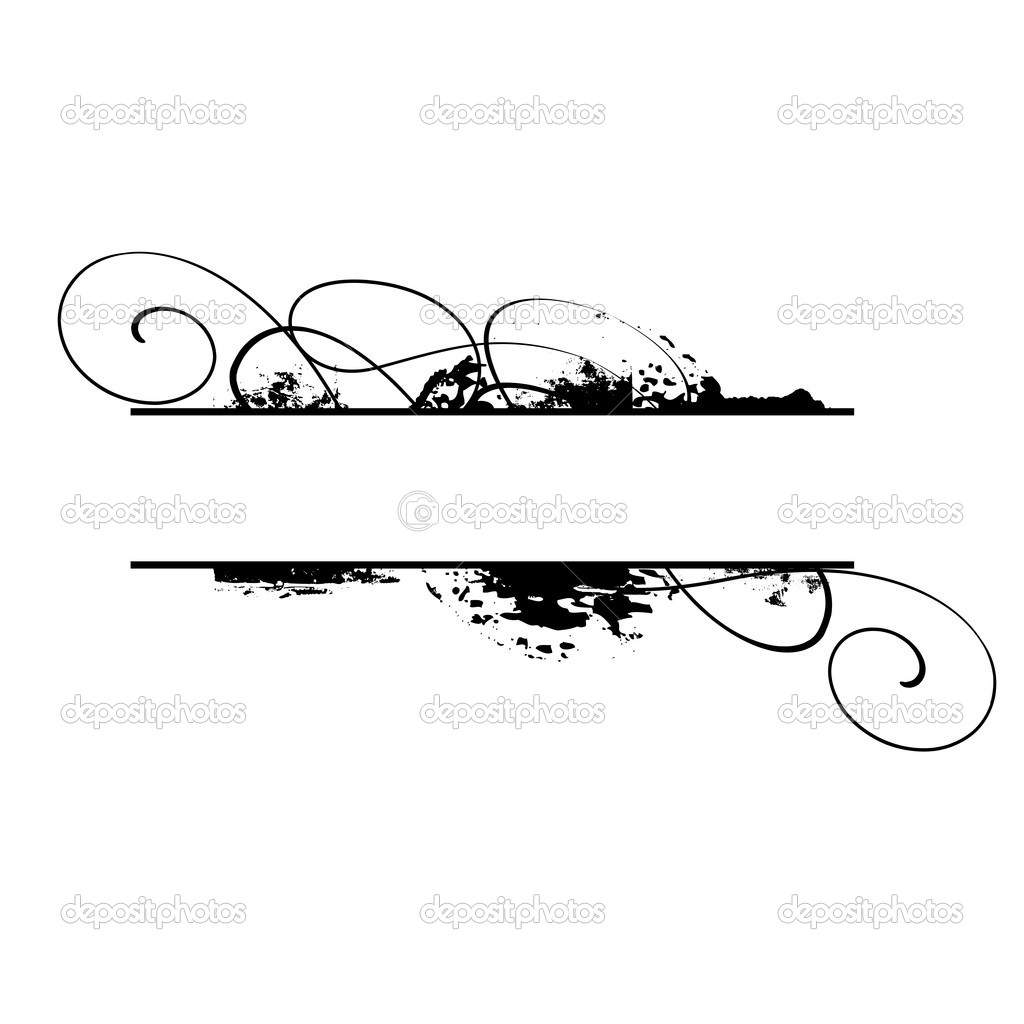 Black Grunge Frames Vectors