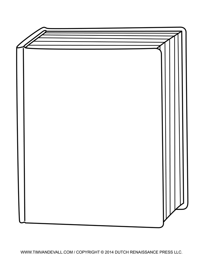 Blank Book Cover Template Blank Book Cover Template