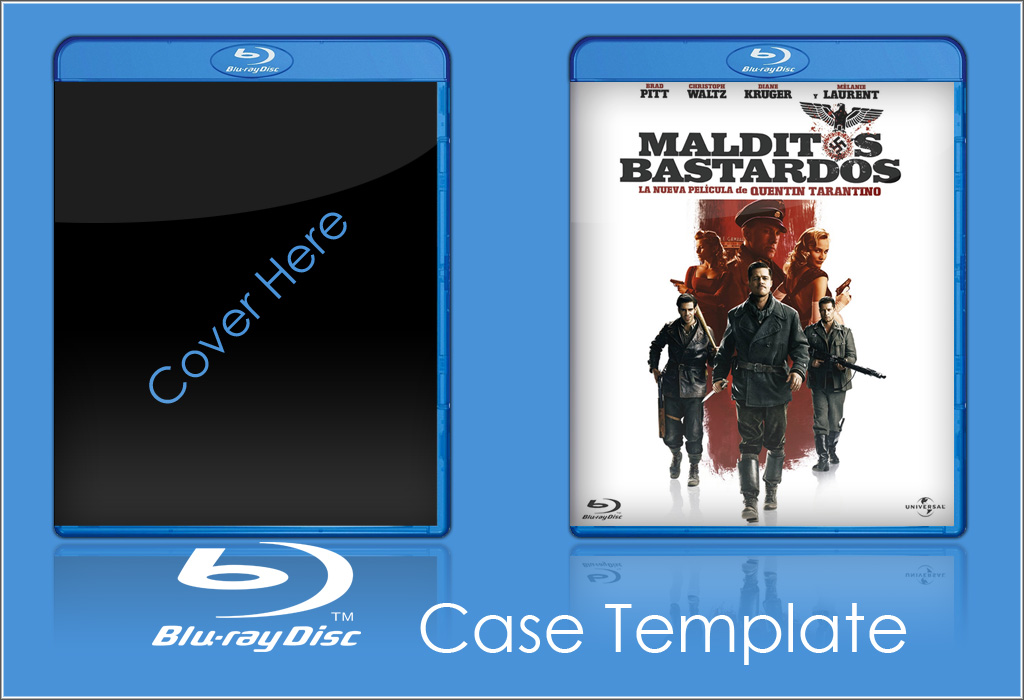 13 Blu-ray Case Insert Template PSD Images