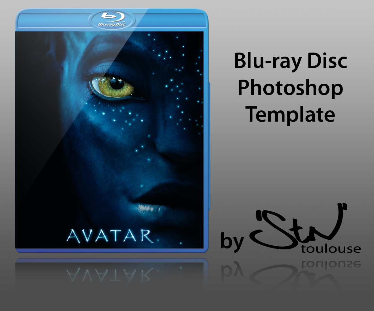 Blu-ray Template Photoshop