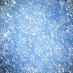 Blue Background with Falling Snow Blue Background with Falling Snow