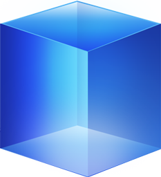 Blue Cube Icon