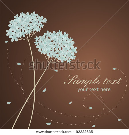 Blue Hydrangea Clip Art