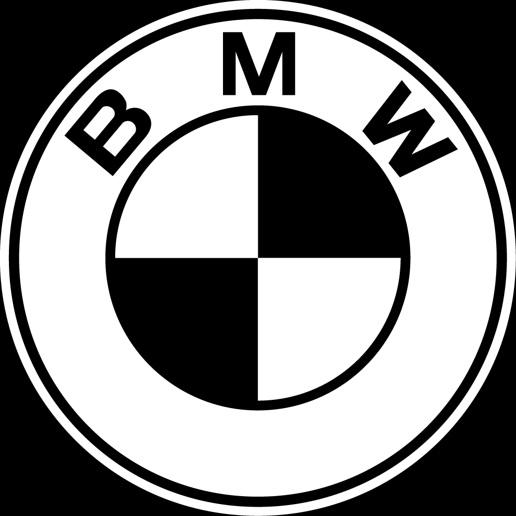 BMW Logo Black and White