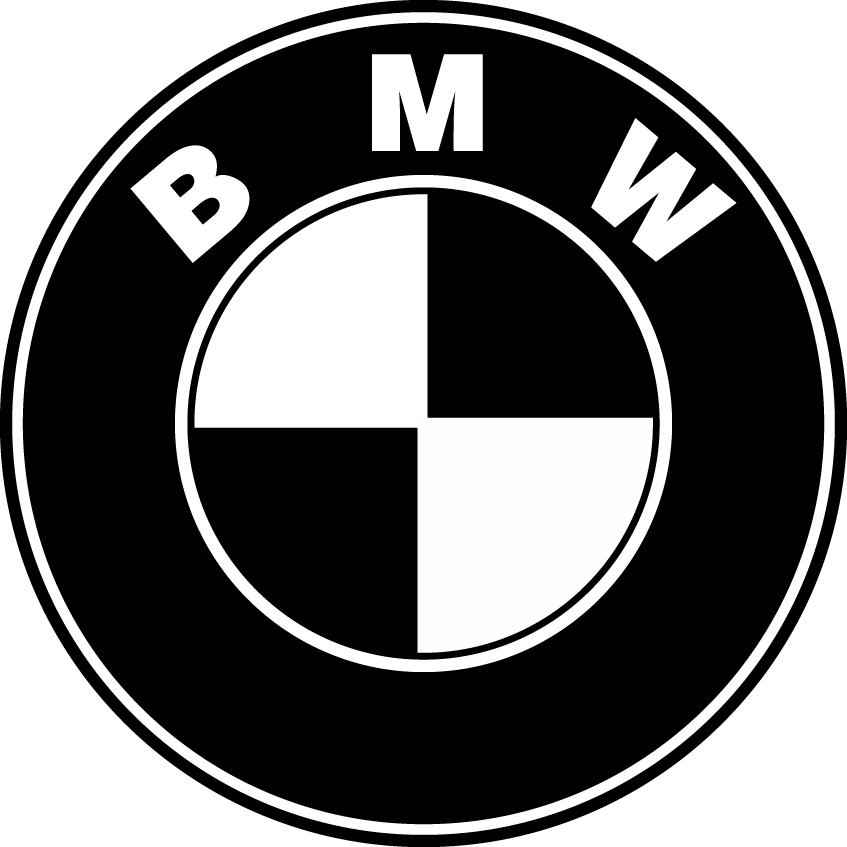 BMW Logo Black and White