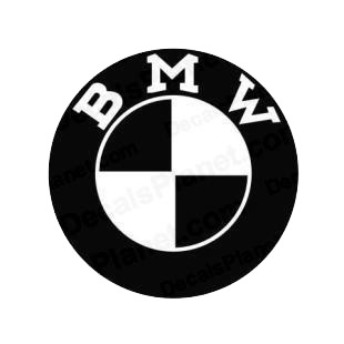 BMW Logo Black and White
