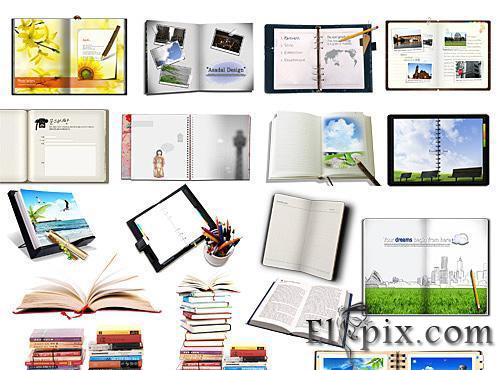 Book PSD Template Free