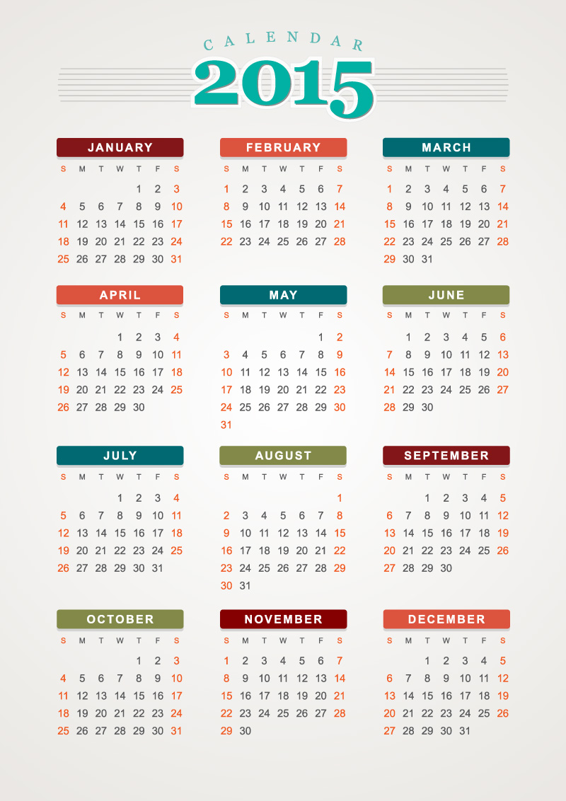Calendar-2015-Template-Vector Calendar-2015-Template-Vector