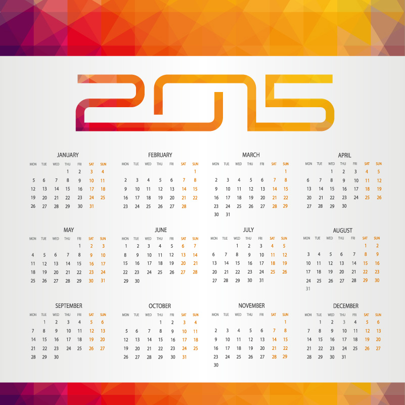 Calendar-2015-Template-Vector