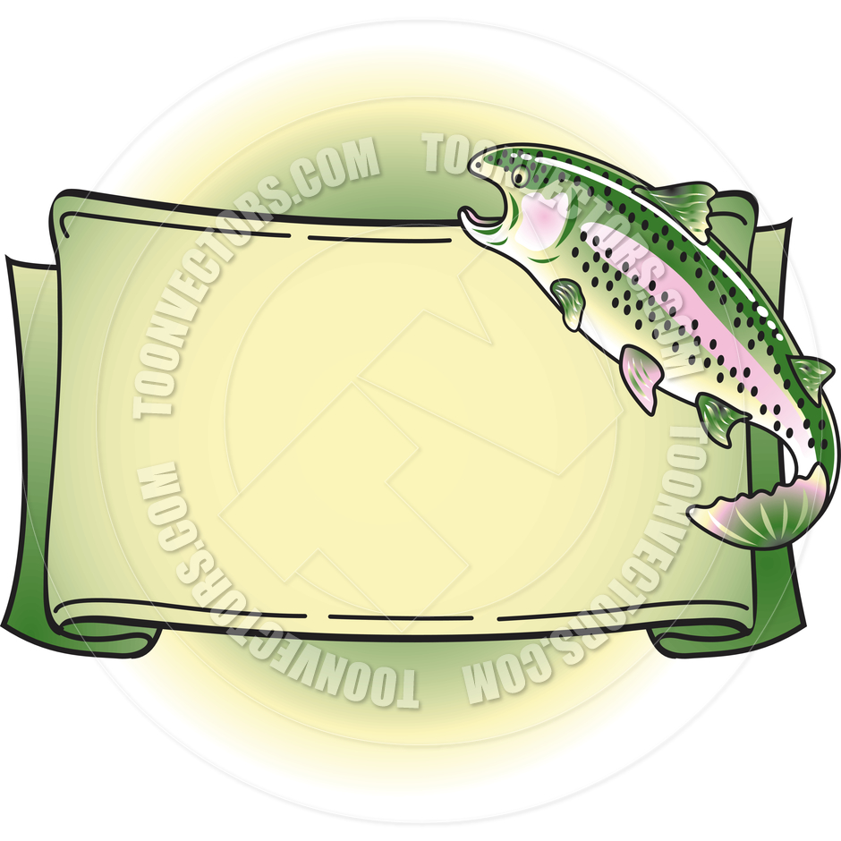 Cartoon Rainbow Trout Clip Art