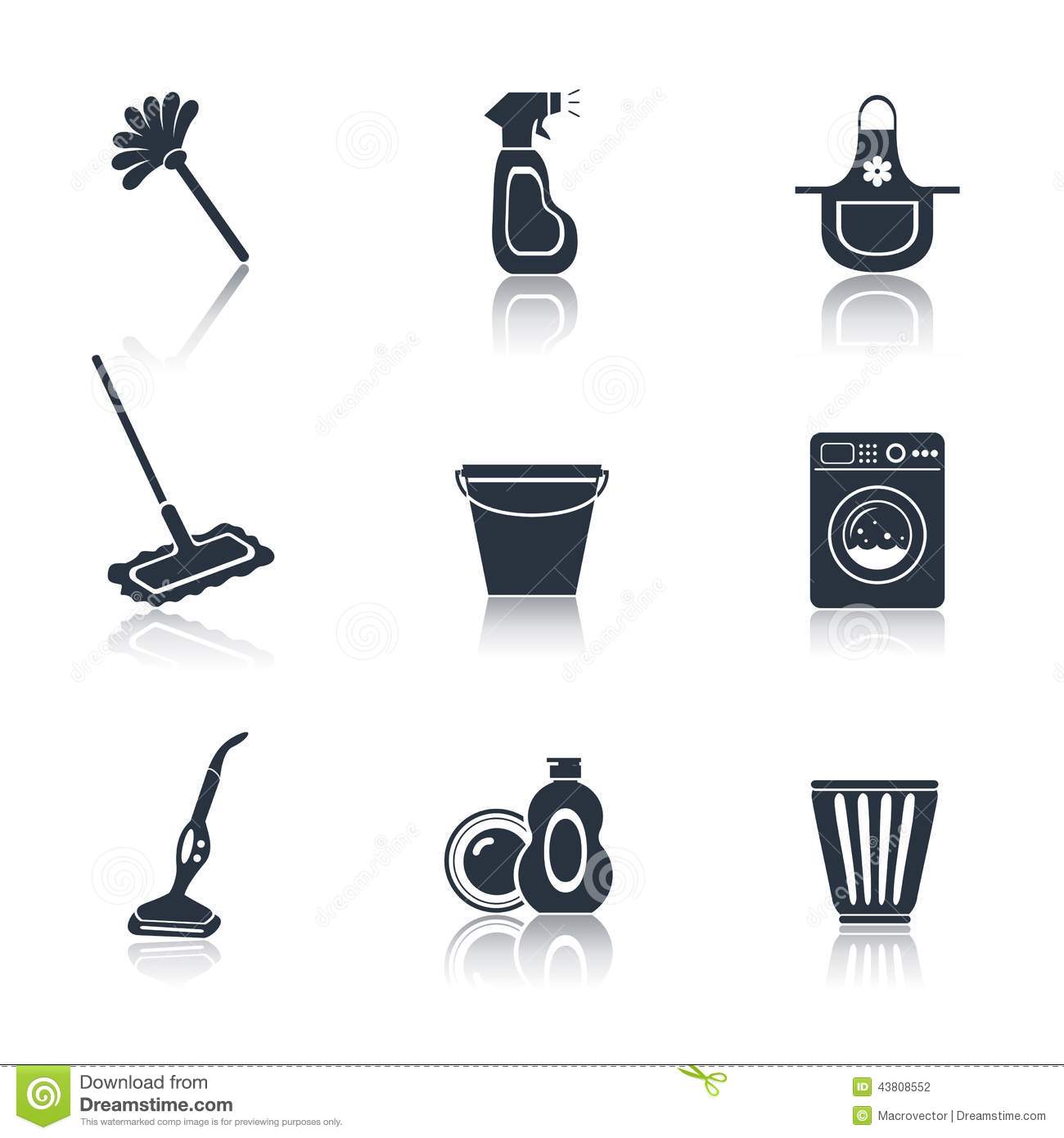 14 Cleaner Icon Black Images