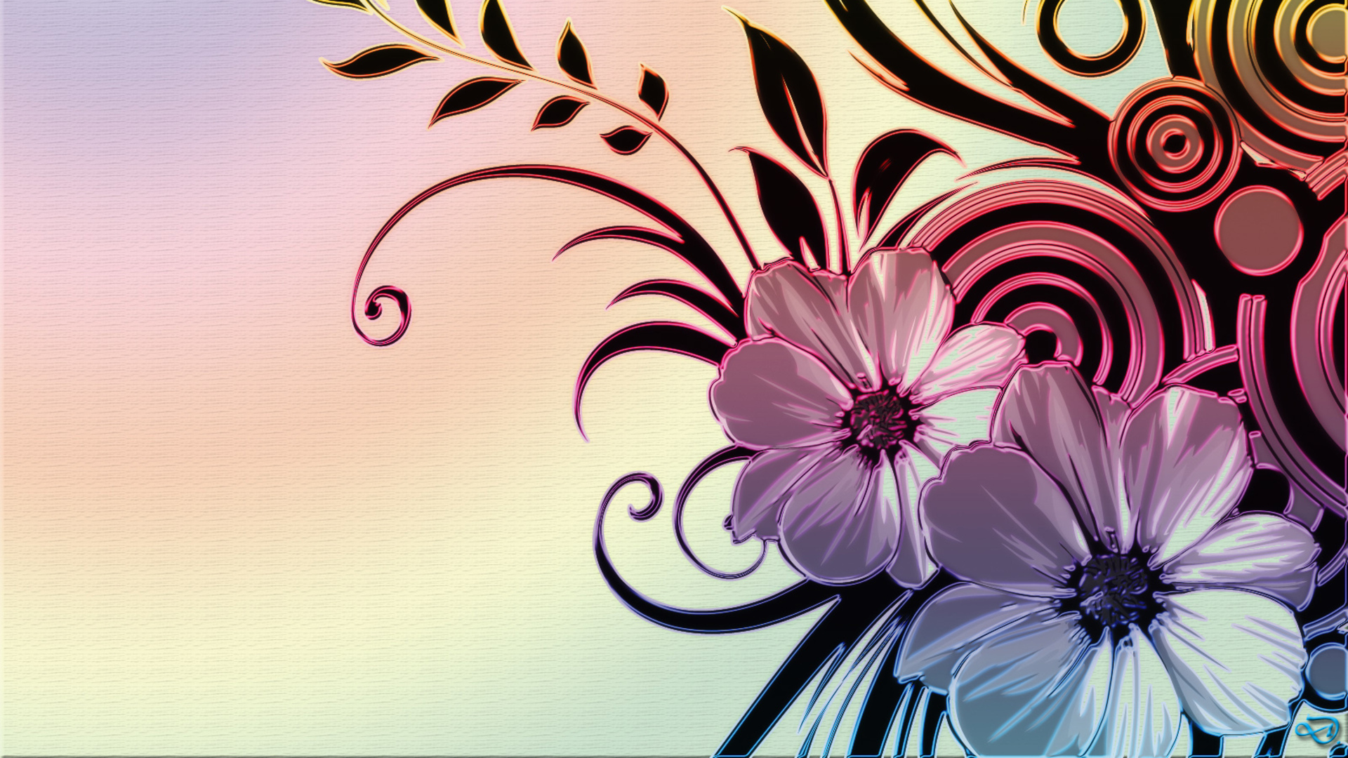 Colorful Flower Wallpaper Designs