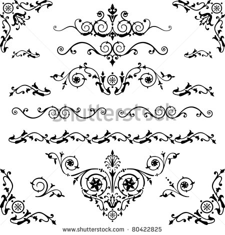 Decorative Flourishes Vector