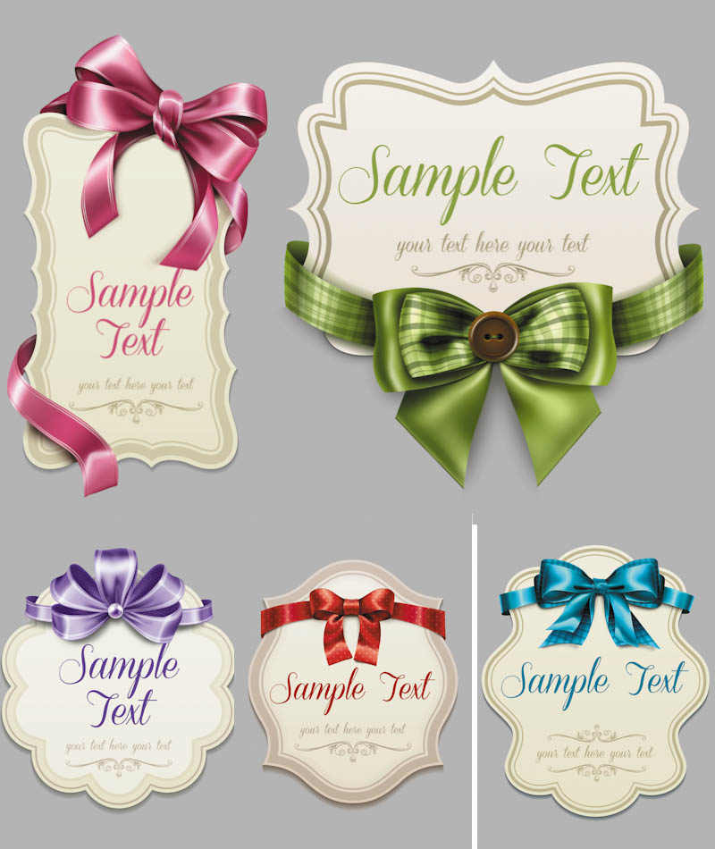 Decorative Ribbons and Bows