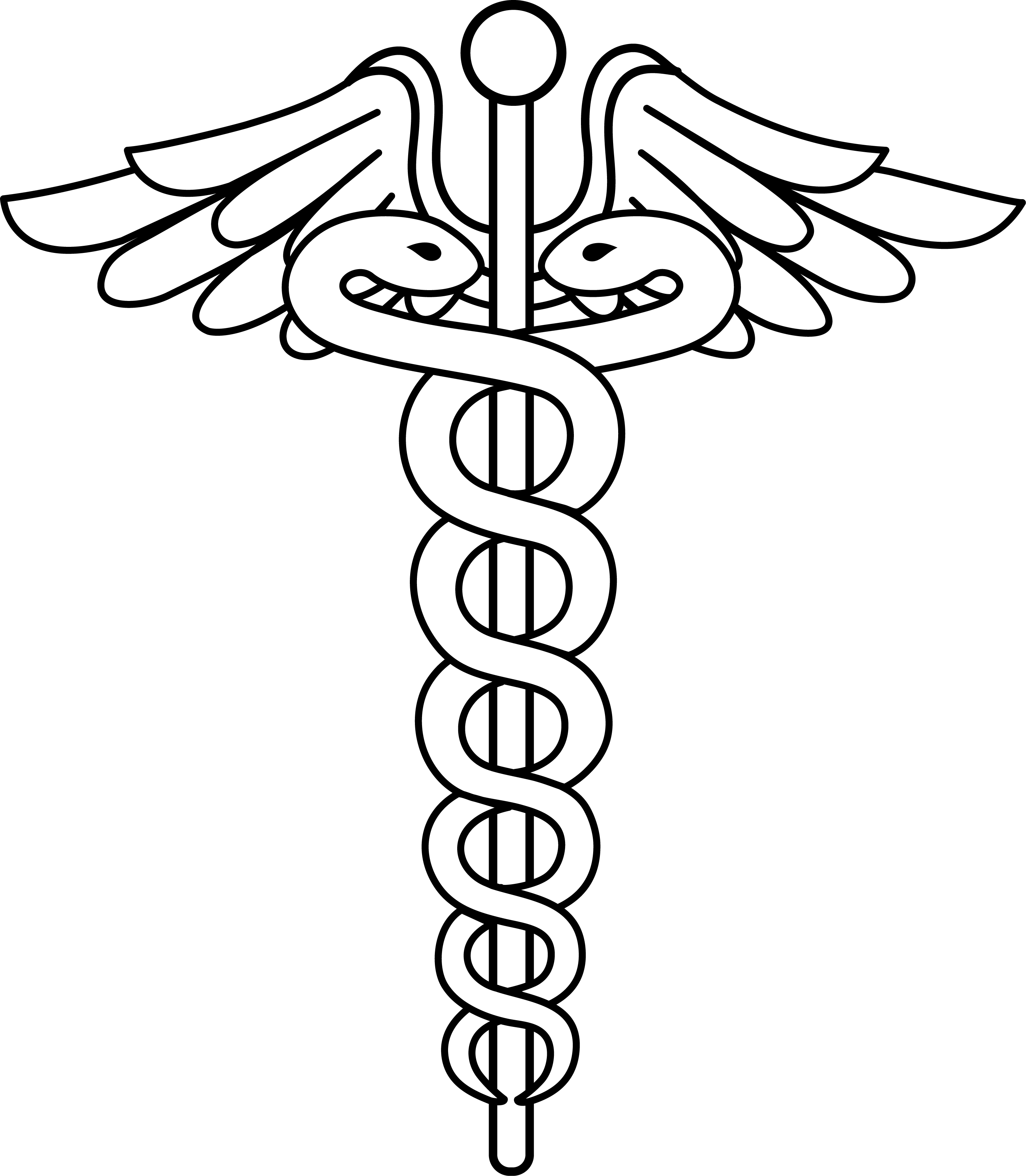 Doctor Symbol Clip Art Black and White