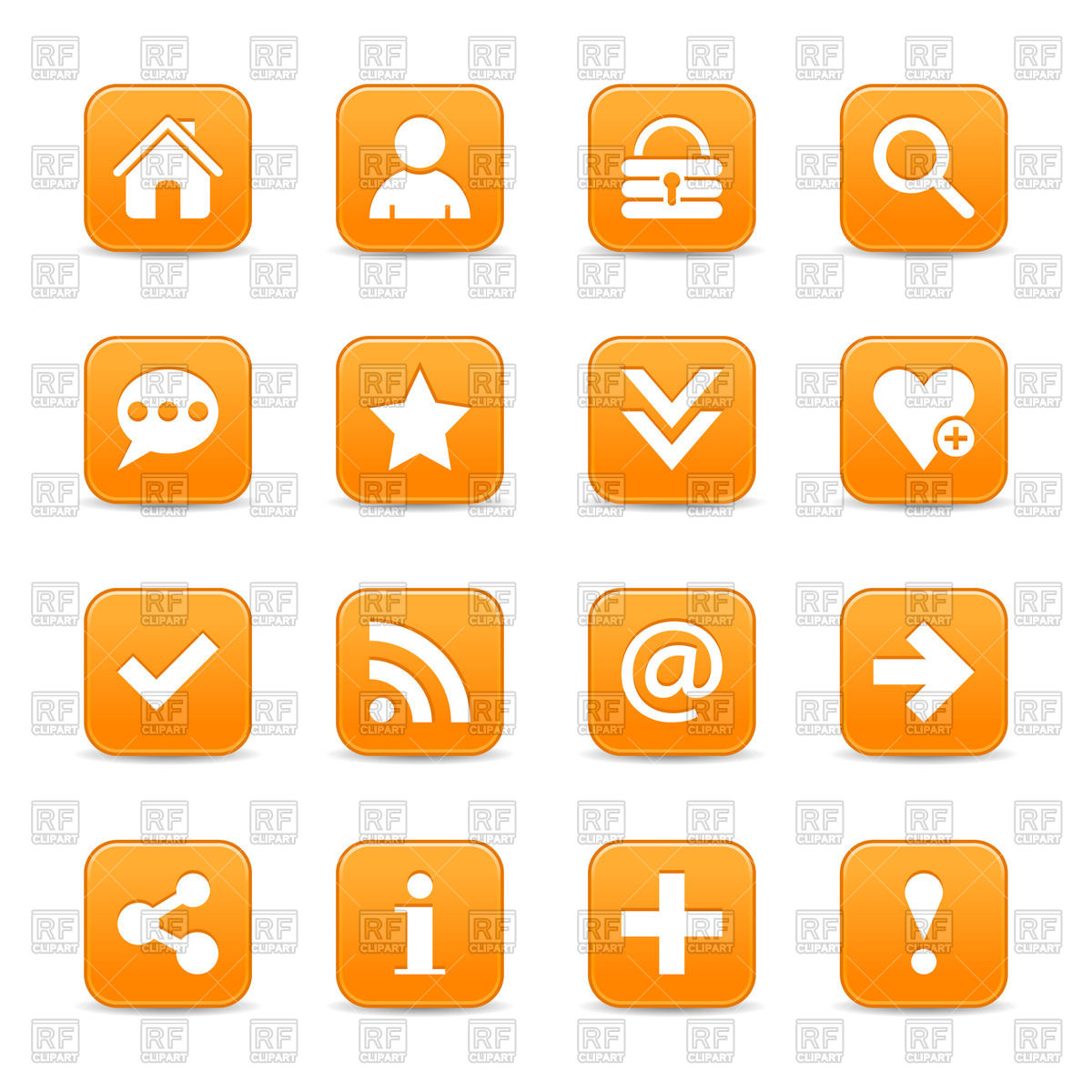 Download Square Button Icon