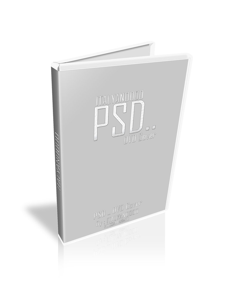 DVD Case Cover Template PSD