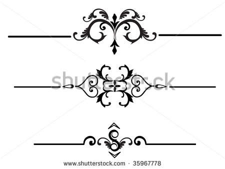 Elegant Lines Clip Art